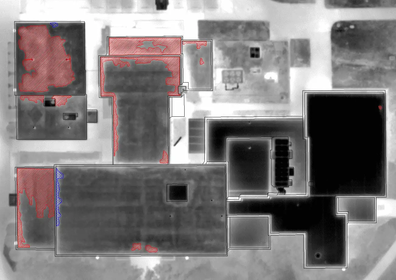 Roof Zone Mapping for Columbus Commercial Buildings