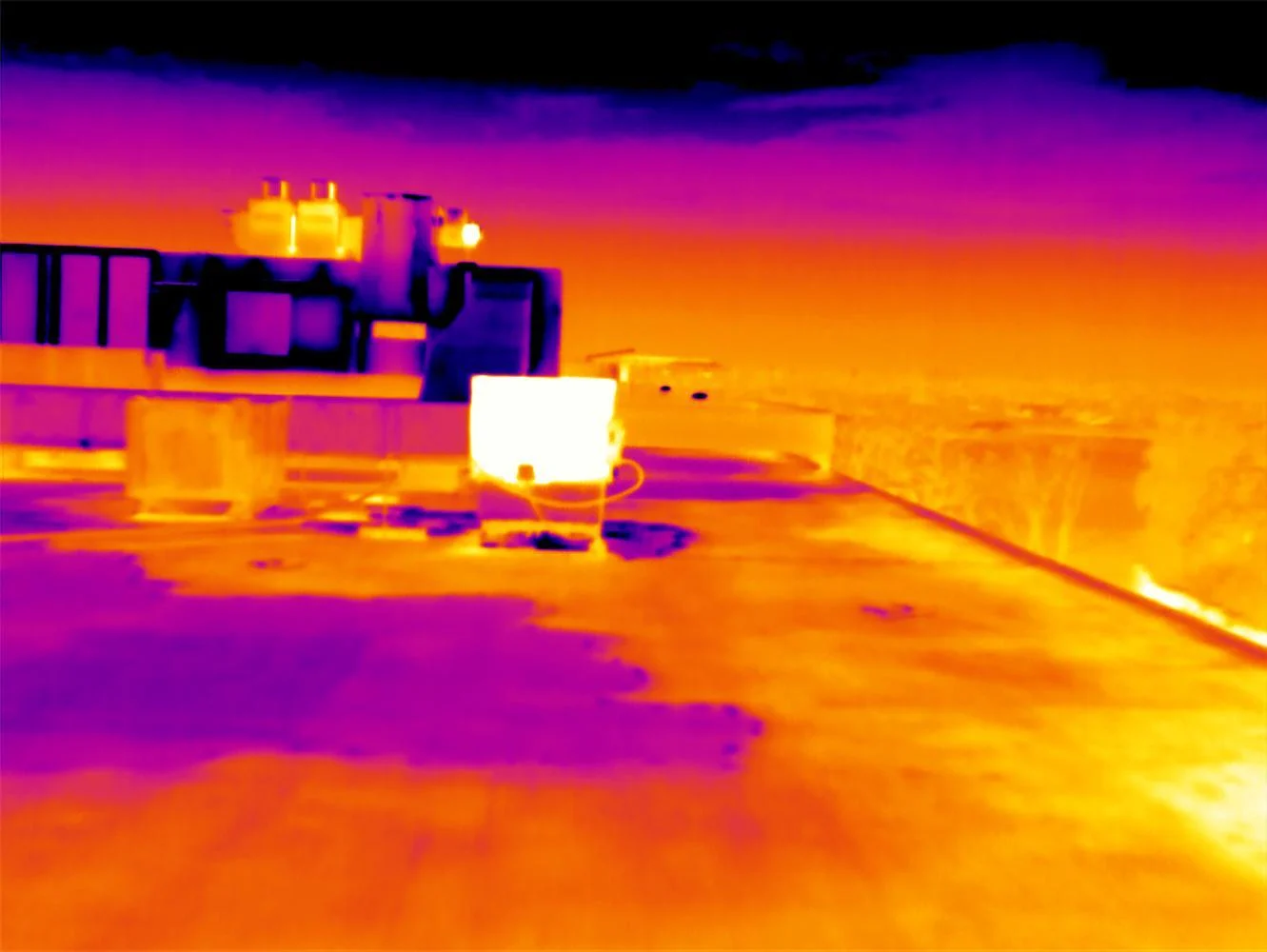 Infrared Moisture Scanning for Commercial Roofs